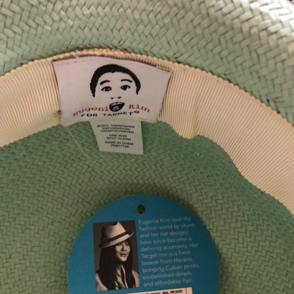 NWT Eugenia Kim for Target Straw Fedora Hat 👒 circa 2010 - Picture 4 of 7